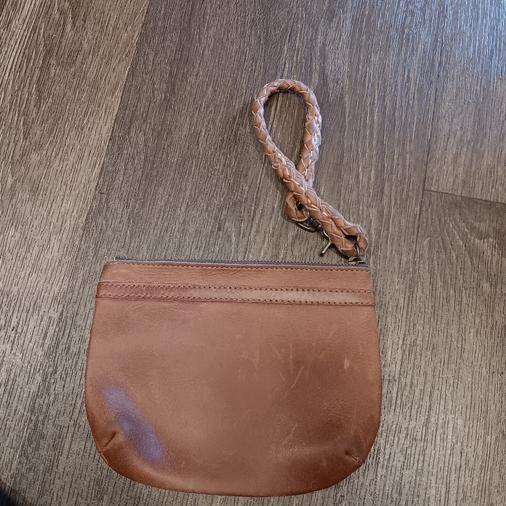 Will Leather Goods Brown Leather Wristlet - Picture 5 of 5
